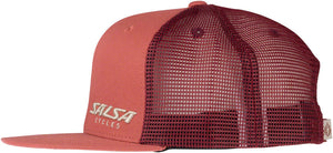 Salsa Block Hat - Red Clay Burgundy Adjustable