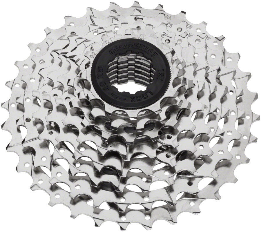 microSHIFT H08 Cassette - 8 Speed Nickel Plated (Shimano Compatible)