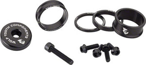 Wolf Tooth BlingKit: Headset Spacer Kit 3, 5,10, 15mm (Multiple Colors)