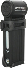 Load image into Gallery viewer, Kryptonite Keeper Mini Folding Lock - Includes Bracket, Black
