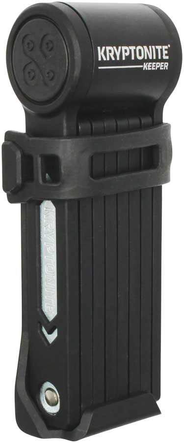 Kryptonite Keeper Mini Folding Lock - Includes Bracket, Black