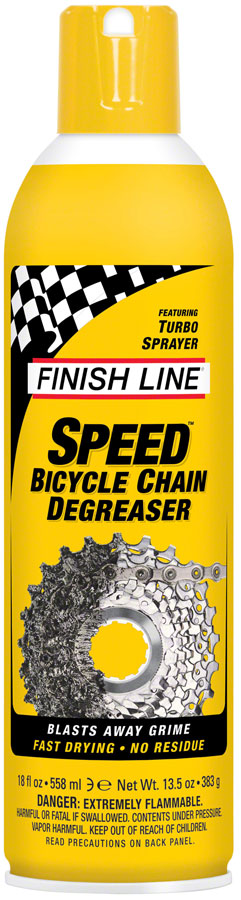 Finish Line Speed Bike Degreaser, 18oz Aerosol