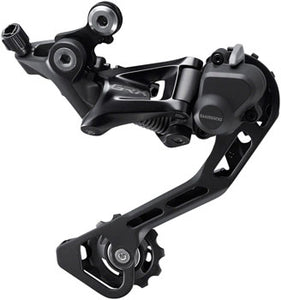 Shimano GRX RD-RX400 Rear Derailleur - 10-Speed, Long Cage, Black, With Clutch
