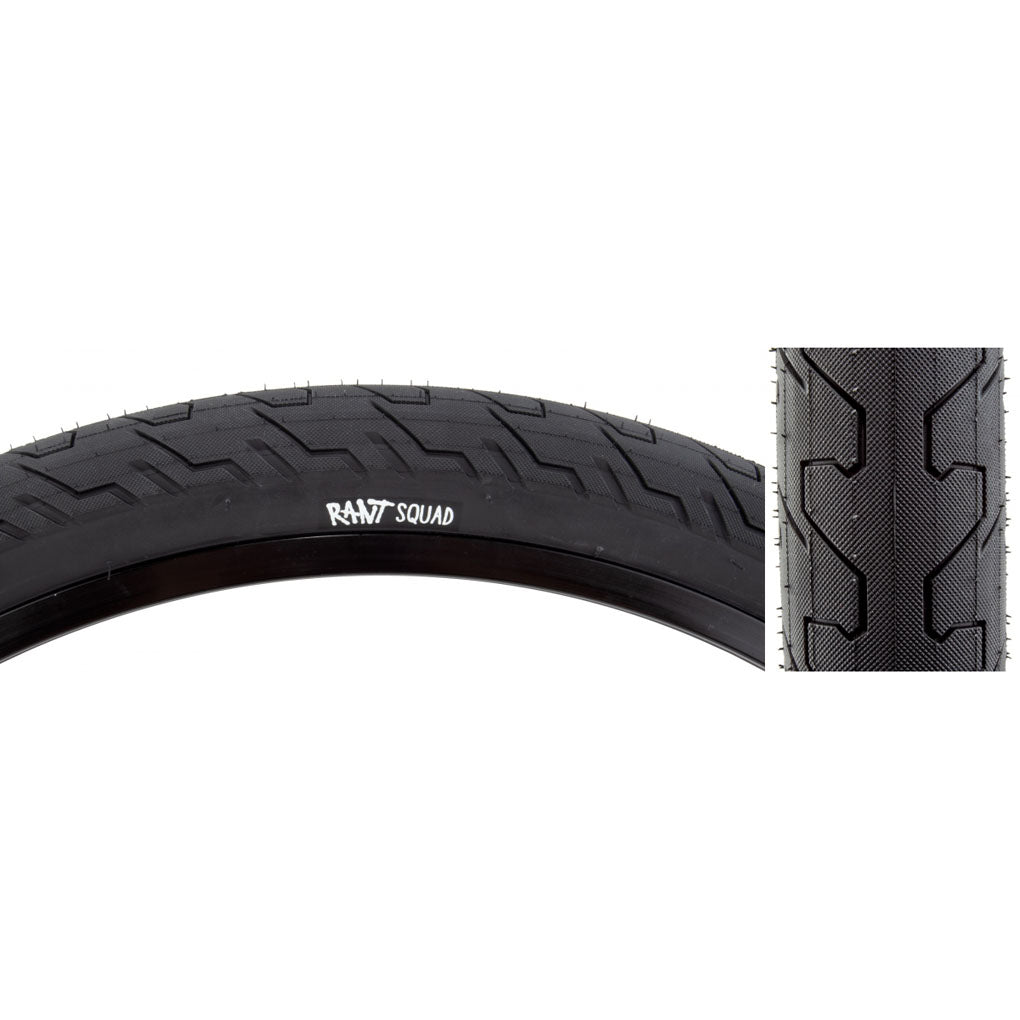 Rant Squad 16 x 2.3 Clincher Wire PSI 60 TPI 60 Black/Black Reflective Tire
