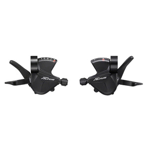 Shimano Altus SL-M2010 2x9-Speed Shift Lever Set, Black