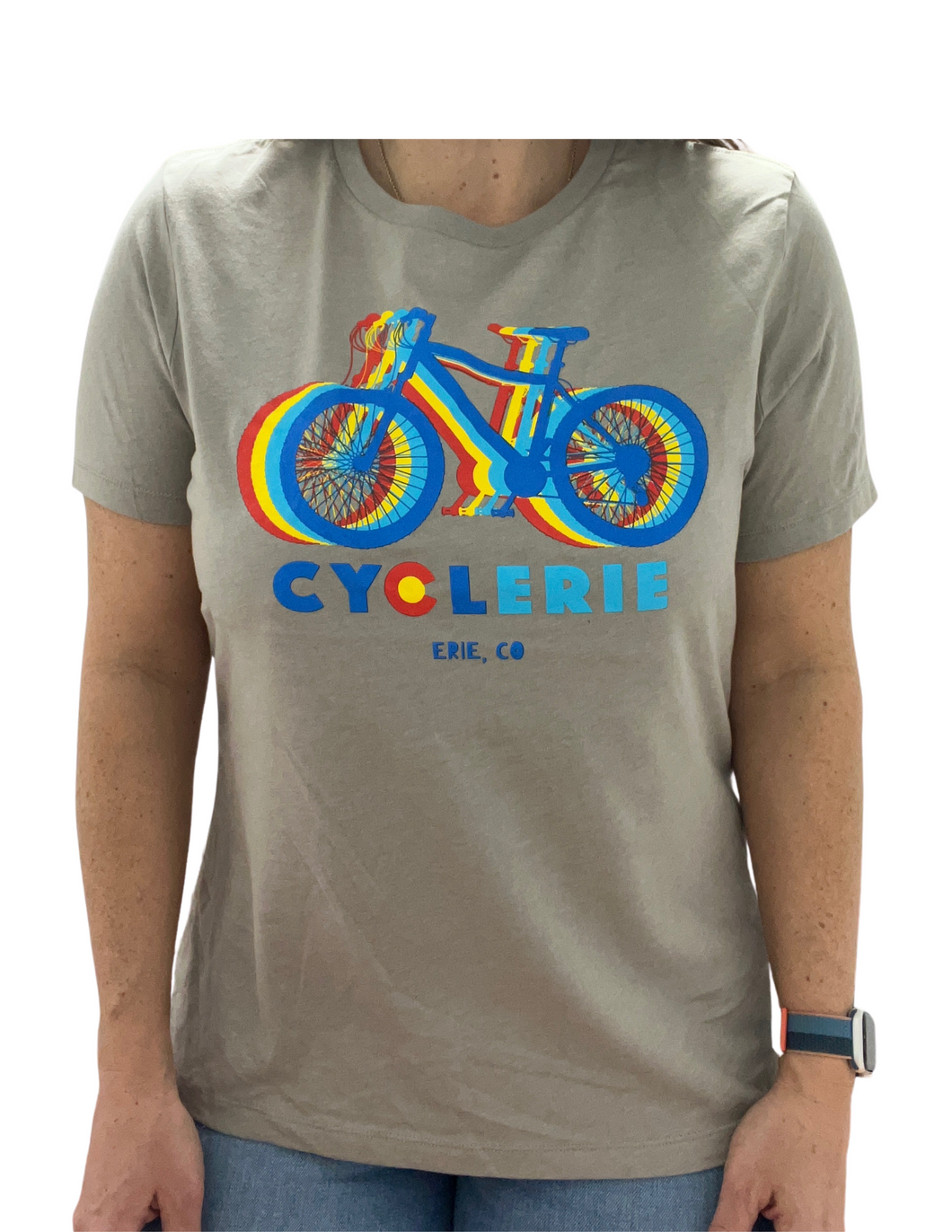 Cyclerie Next Level Multicolor Bikes T-Shirt Heather (Relaxed Fit)
