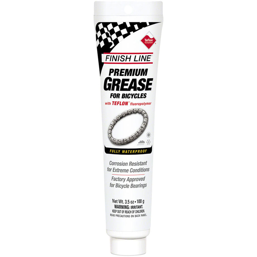 Finish Line Premium Grease with Teflon 3.5 oz Tube 100% synthetic Oil Grease
