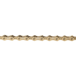 KMC X11EL Extra Light Chain 11-Spd 118 Links Gold Single Use Master Link