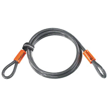 Load image into Gallery viewer, Kryptonite KryptoFlex Cable 1007 7 &#39; x 10 mm Thick Braided Steel Cable W/ Loops
