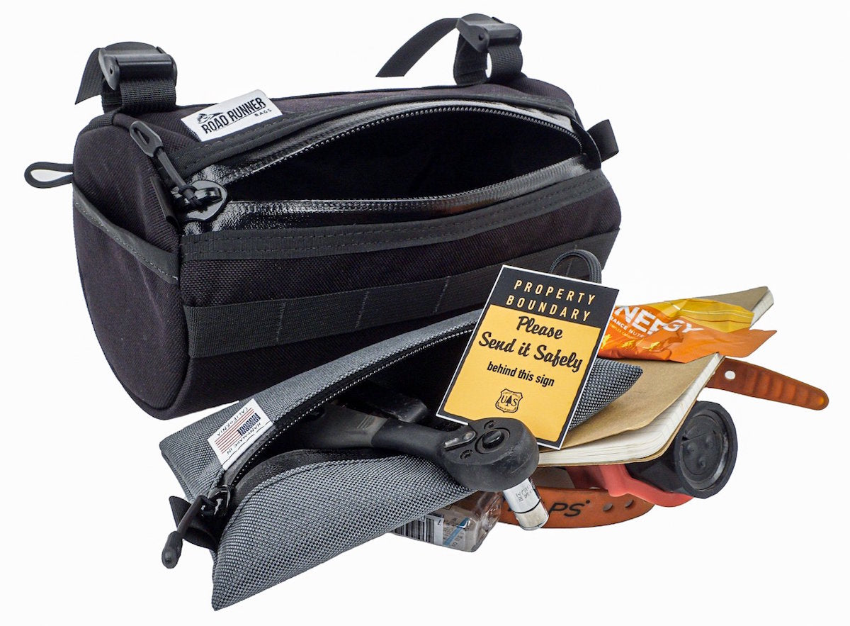 Roadrunner Bags California Burrito Handlebar Bag - Grizzly