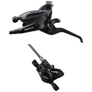 Shimano Altus ST-EF505 EZ Fire Plus Lever (Left), 3-Speed and BR-MT200 Caliper (Front)