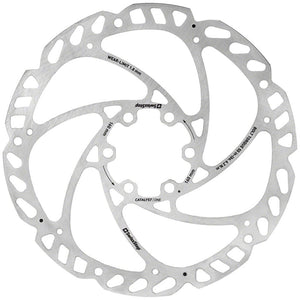 SwissStop Catalyst One Disc Rotor - 160mm, 6-Bolt, Silver