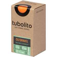 Load image into Gallery viewer, Tubolito Tubo CX/Gravel All Tube - 700 x 32-50mm, 42mm Presta Valve, Orange
